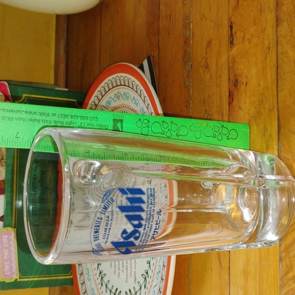 π» Vintage Asahi Tokyo πΌ BREWERIES Limited DRINKING GLASS with HANDLE - Picture 2 of 16